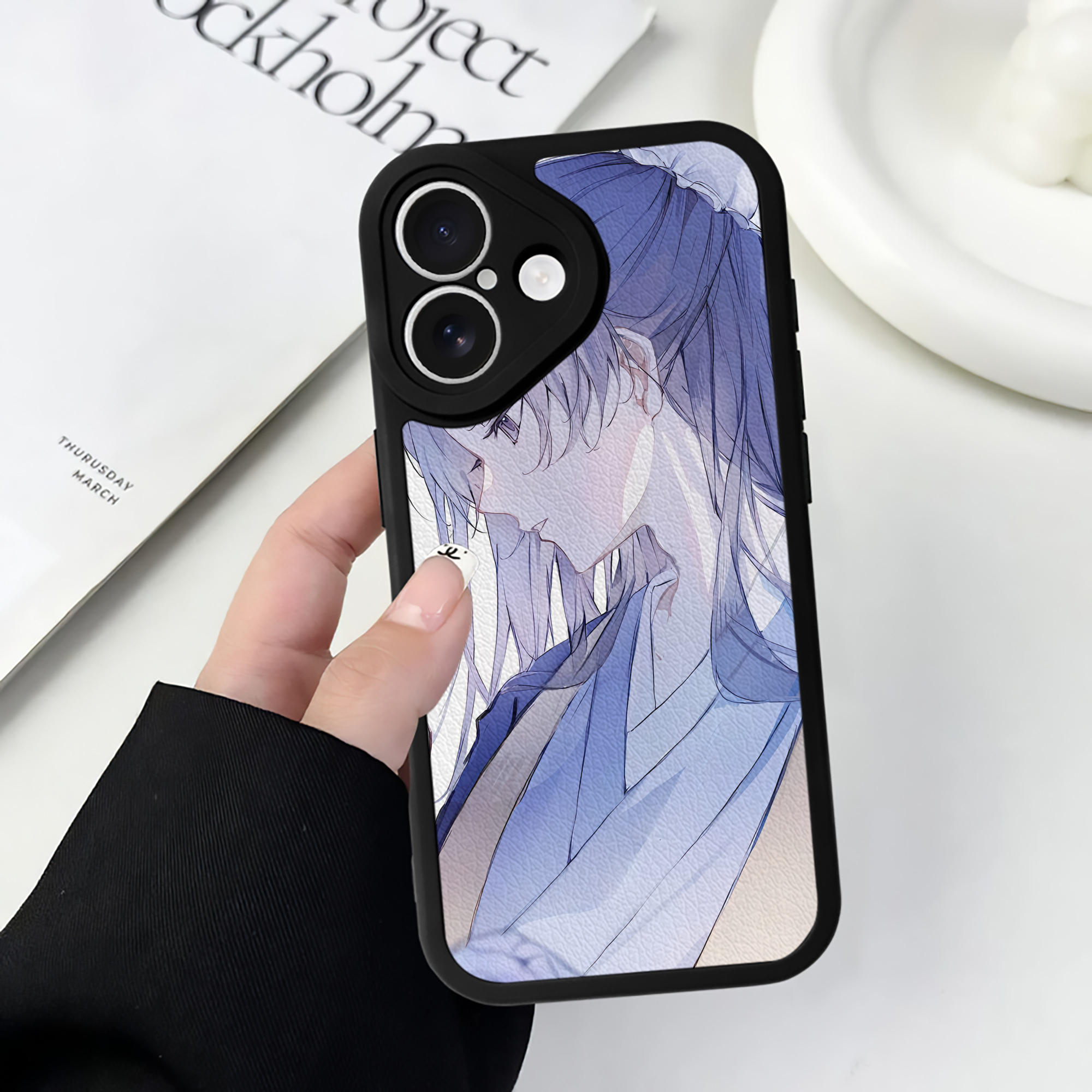 薬屋のひとりごと The Apothecary Diaries 【iPhone 16シリーズ対応】シリコンスマホケース（レザー調） 材質：シリコン